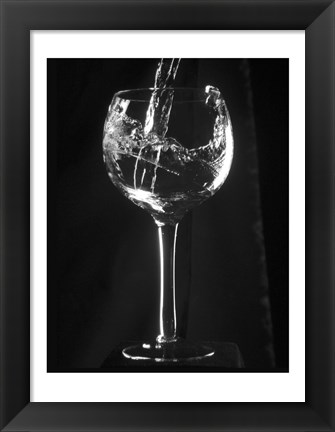 Framed Wine Glass Print