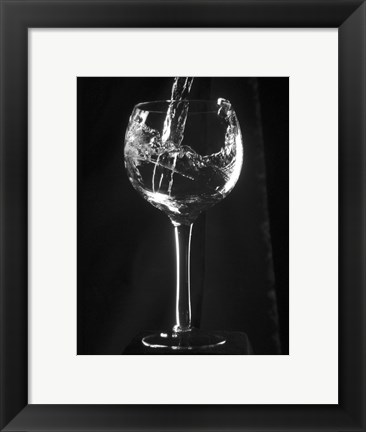 Framed Wine Glass Print