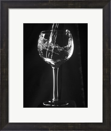 Framed Wine Glass Print