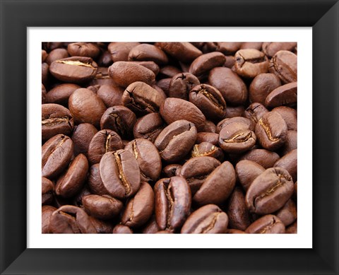 Framed Roasted Coffee Beans Print