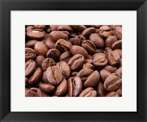 Framed Roasted Coffee Beans Print
