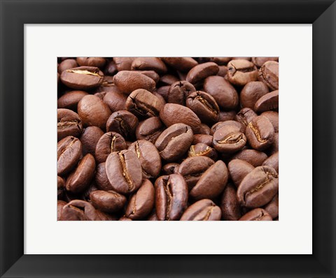 Framed Roasted Coffee Beans Print