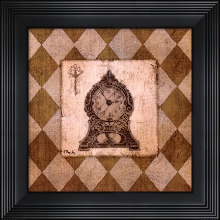 Framed Vintage Harlequin I Print