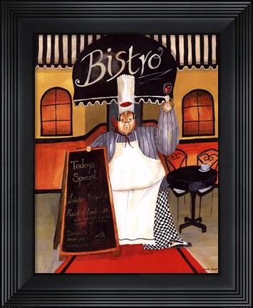 Framed Bistro Print