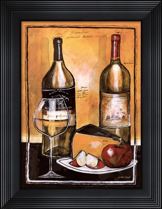 Framed Wine Notes I Print