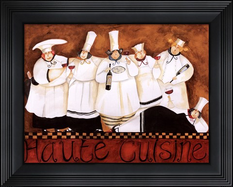 Framed Haute Cuisine Print