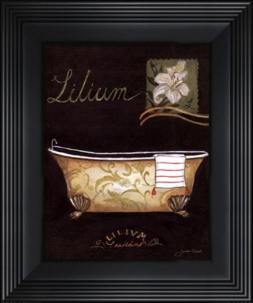 Framed Lilium Bath - mini Print
