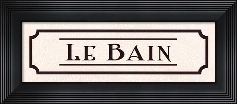 Framed Le Bain - mini Print