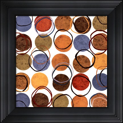 Framed Blue Monday I - mini Print