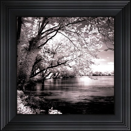 Framed Spring On The River Square I - mini Print