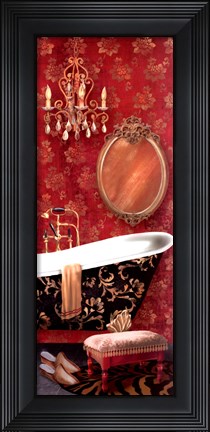 Framed Bain De Luxe II Print