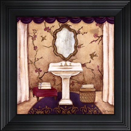 Framed Purple Passion Sink II Print