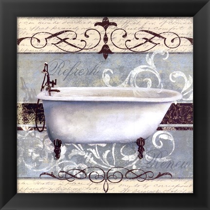 Framed Elegant Spa II Print