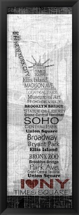 Framed New York Print