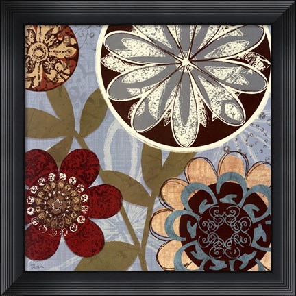 Framed Persian Garden I Print