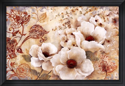 Framed English Garden Print