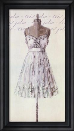 Framed Tres Jolie Print