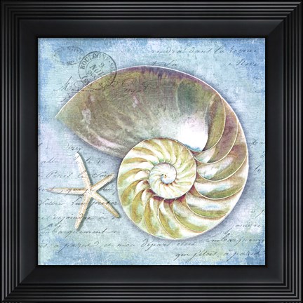 Framed Into The Sea I Print