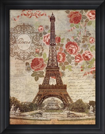 Framed Dreaming Of Paris Print