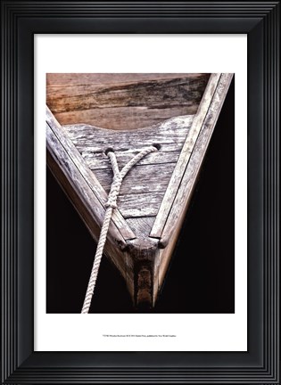 Framed Wooden Rowboats III Print