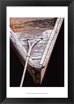 Framed Wooden Rowboats III Print