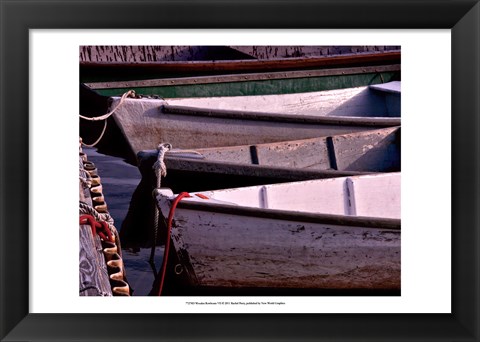 Framed Wooden Rowboats VII Print