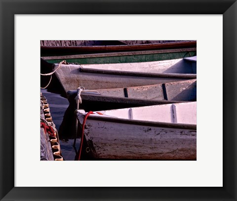 Framed Wooden Rowboats VII Print