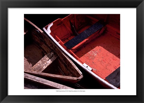 Framed Wooden Rowboats IX Print