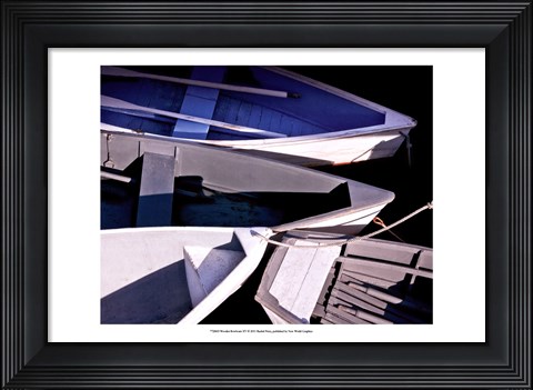 Framed Wooden Rowboats XV Print
