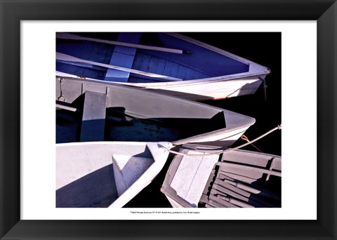 Framed Wooden Rowboats XV Print