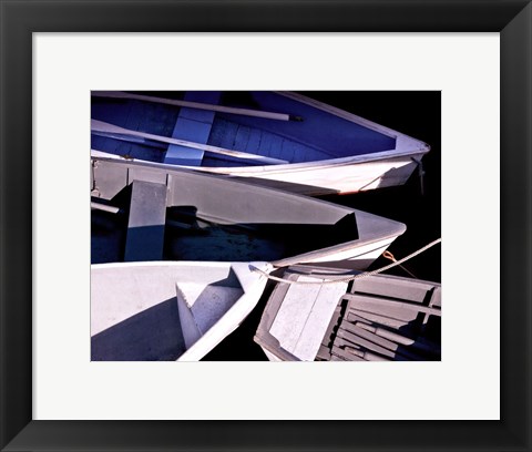Framed Wooden Rowboats XV Print
