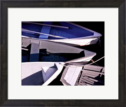 Framed Wooden Rowboats XV Print