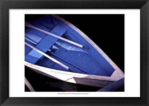 Framed Wooden Rowboats XVI Print