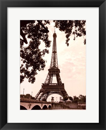 Framed Eiffel Views I Print