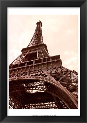 Framed Eiffel Views II Print