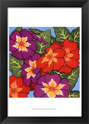 Framed Flower Fiesta II Print