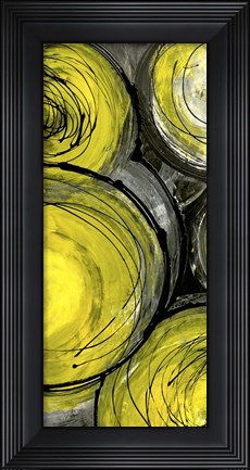 Framed Rushhour Taxi I Print