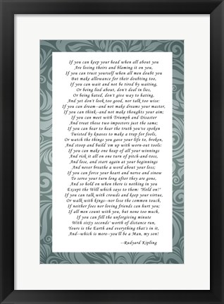 Framed If - Grey Border Print