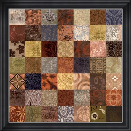 Framed Spice 49-Patch Print