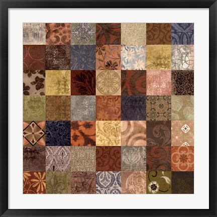 Framed Spice 49-Patch Print