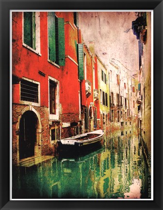 Framed Streets of Italy II Print