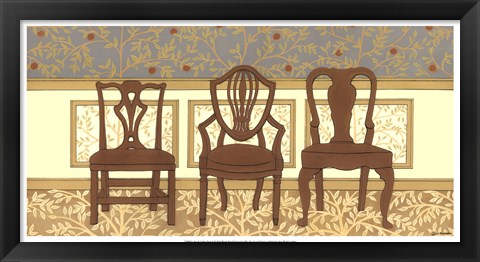 Framed Arts &amp; Crafts Chairs II Print