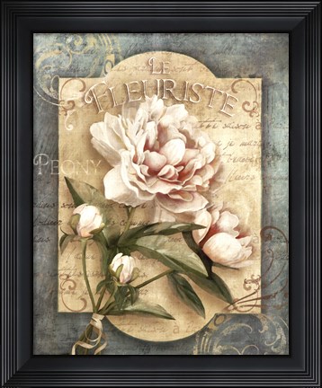 Framed La Fleuriste Print