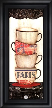 Framed Coffee In Paris Print