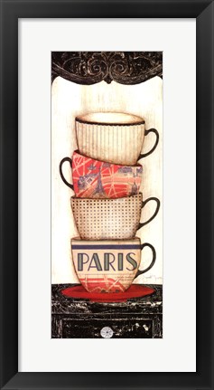 Framed Coffee In Paris Print