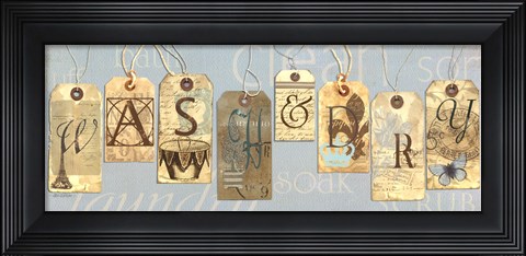 Framed Wash &amp; Dry Print