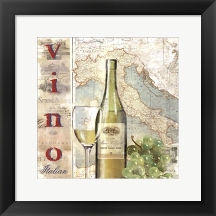 Framed Vino Print