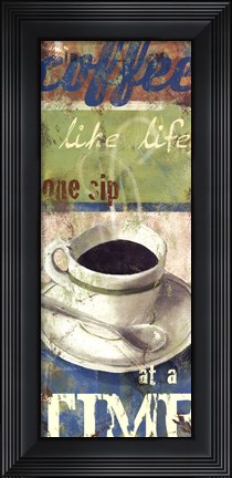 Framed Wake Up II Print