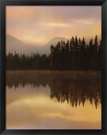 Framed Twilight Reflection II Print