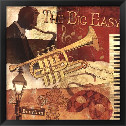 Framed Big Easy Print